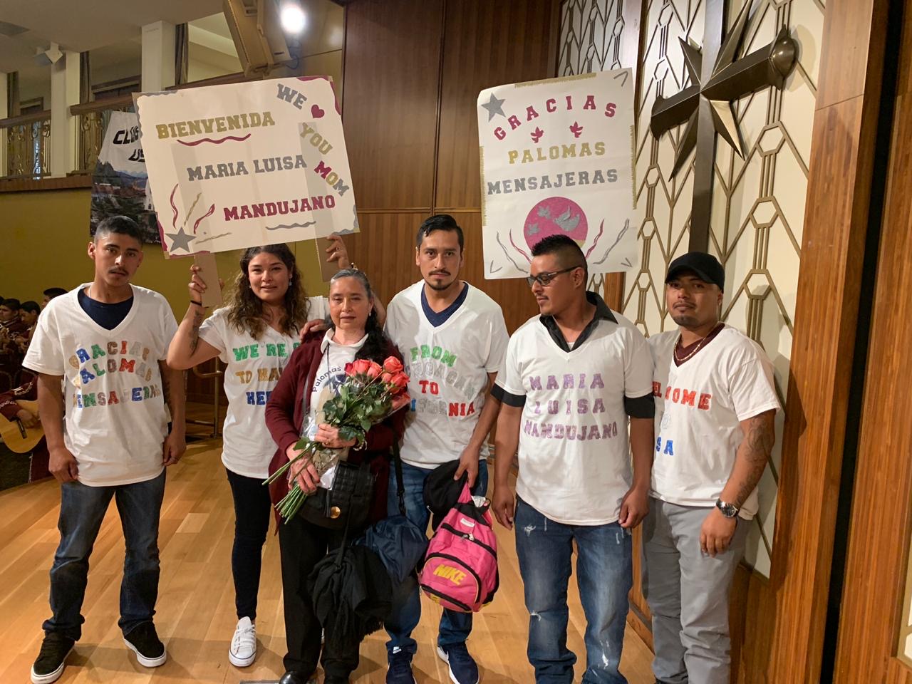  Se reencuentran 44 Palomas Mensajeras de Tacámbaro con sus seres queridos en Estados Unidos