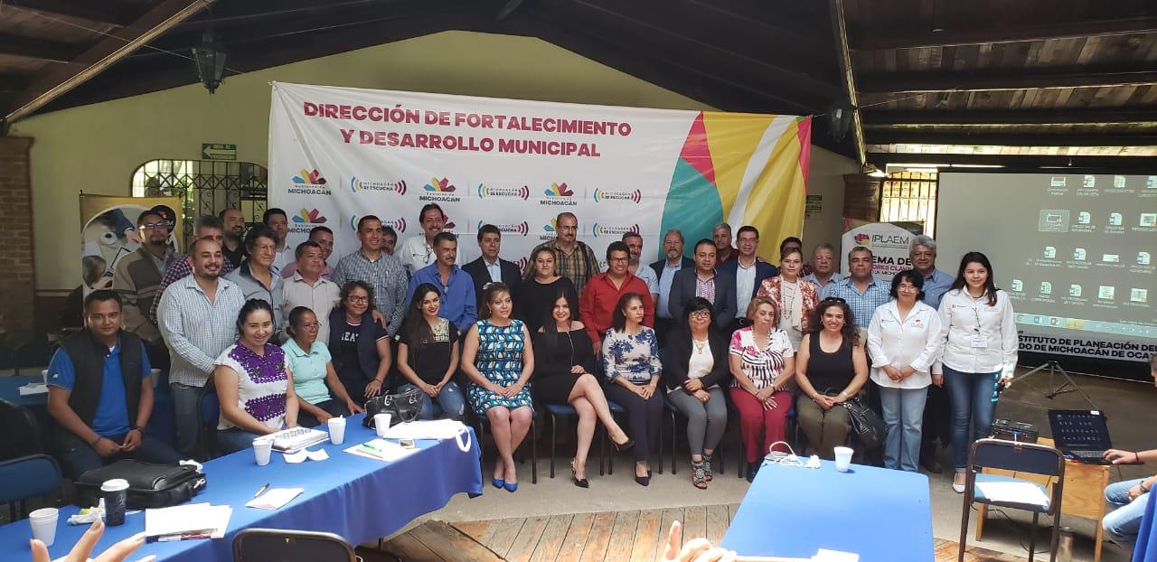  Avanza la cultura de la planeación en los municipios de Michoacán: IPLAEM