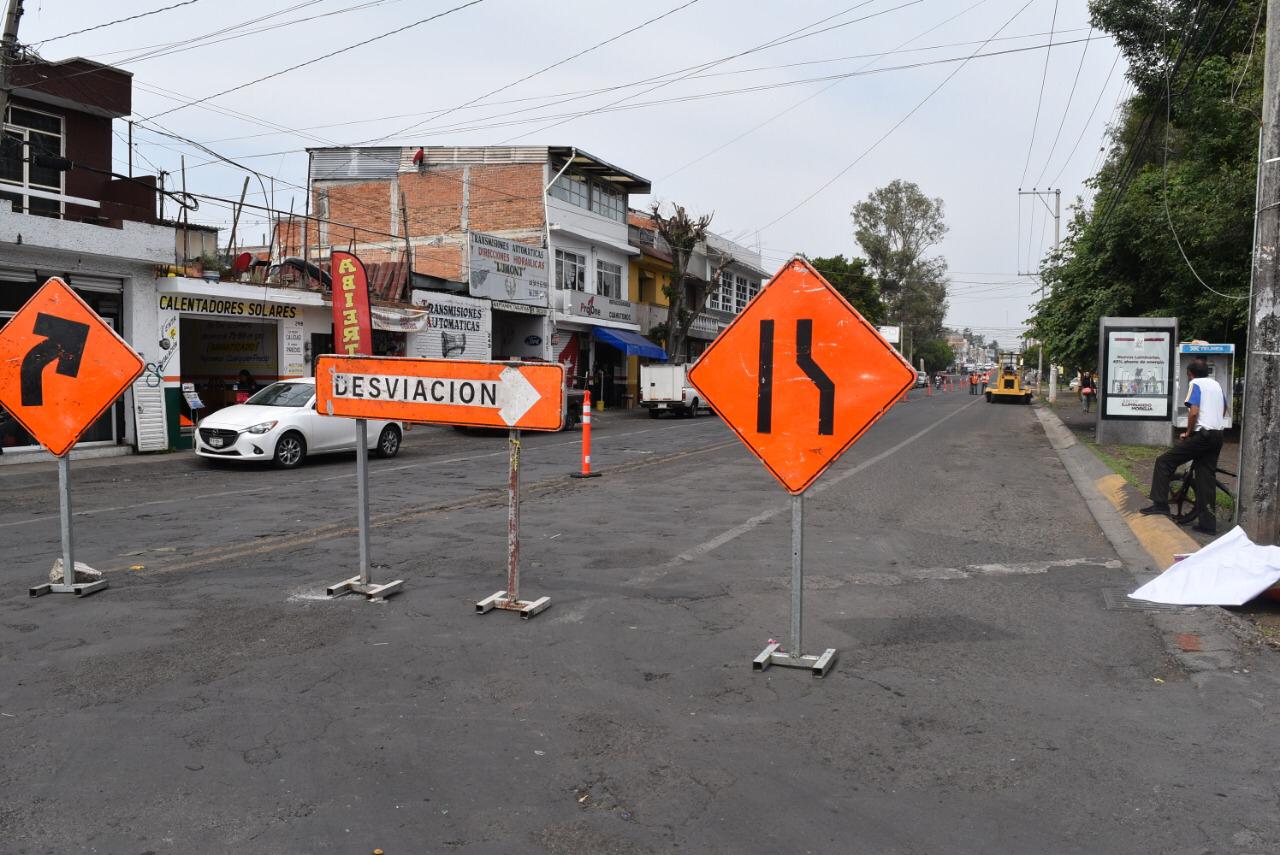  Arranca Gobierno de Morelia rehabilitación de Av. Siervo de la Nación