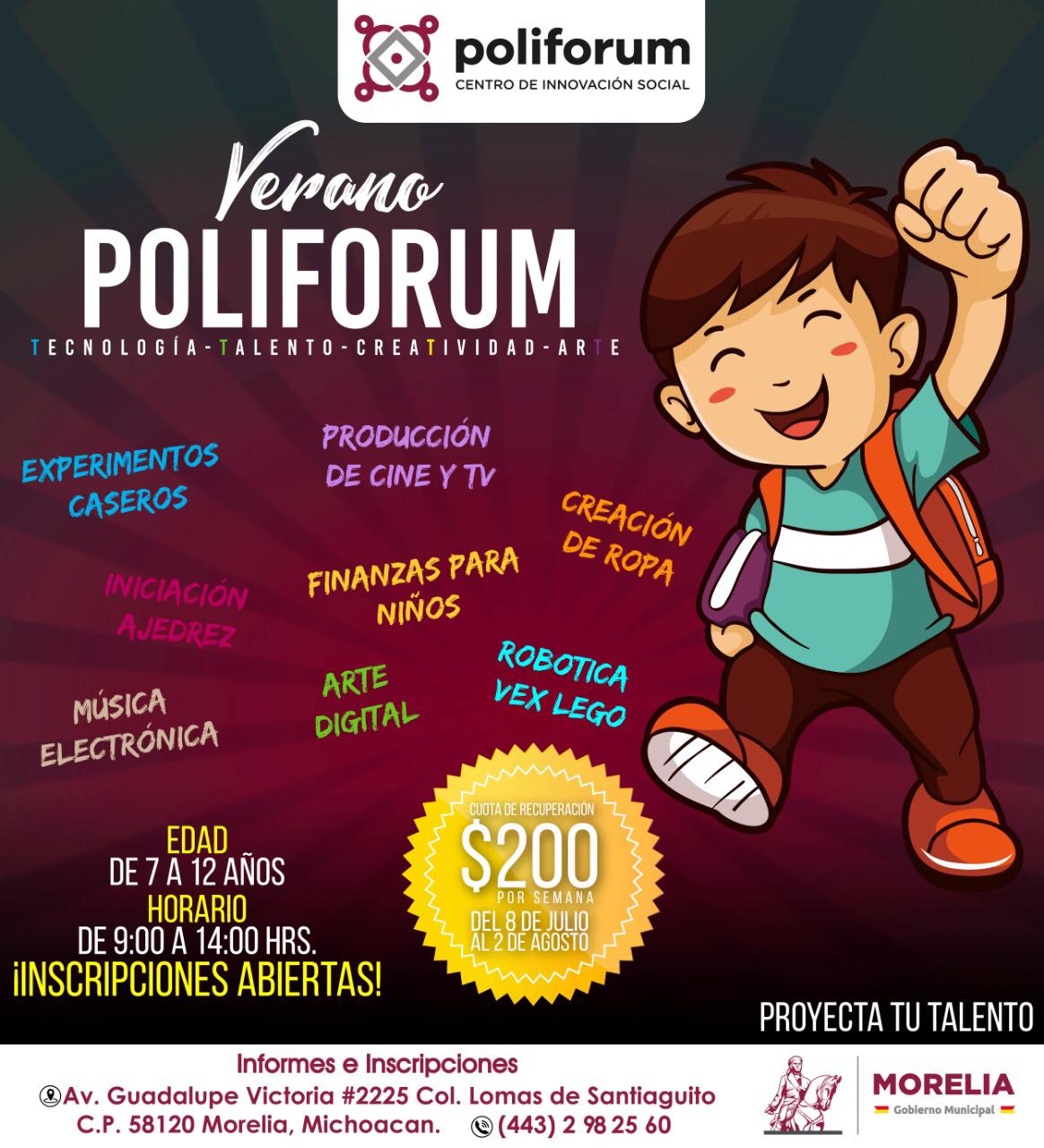  POLIFORUM Morelia invita a todos a vivir un “Verano 4.0”  en sus instalaciones