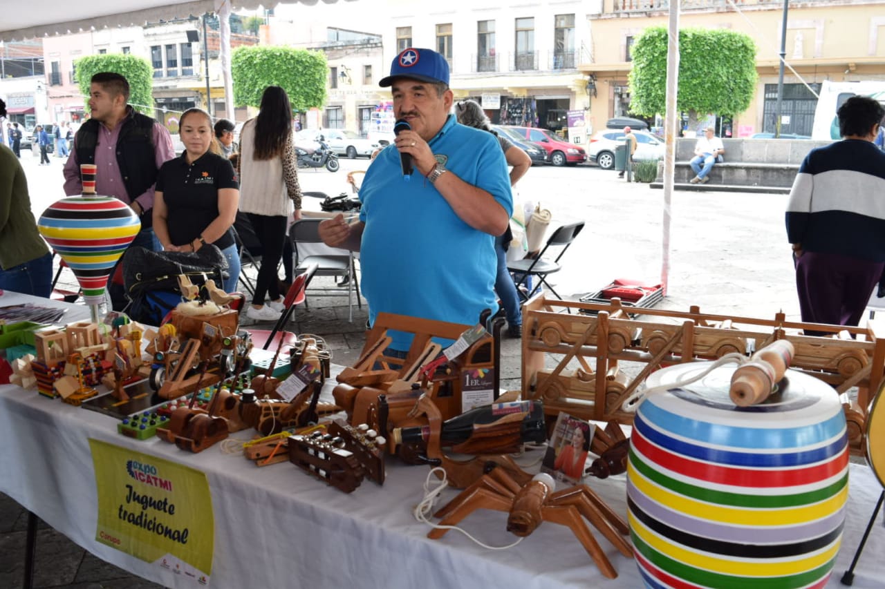  Contribuye Icatmi al rescate del juguete tradicional y de destreza