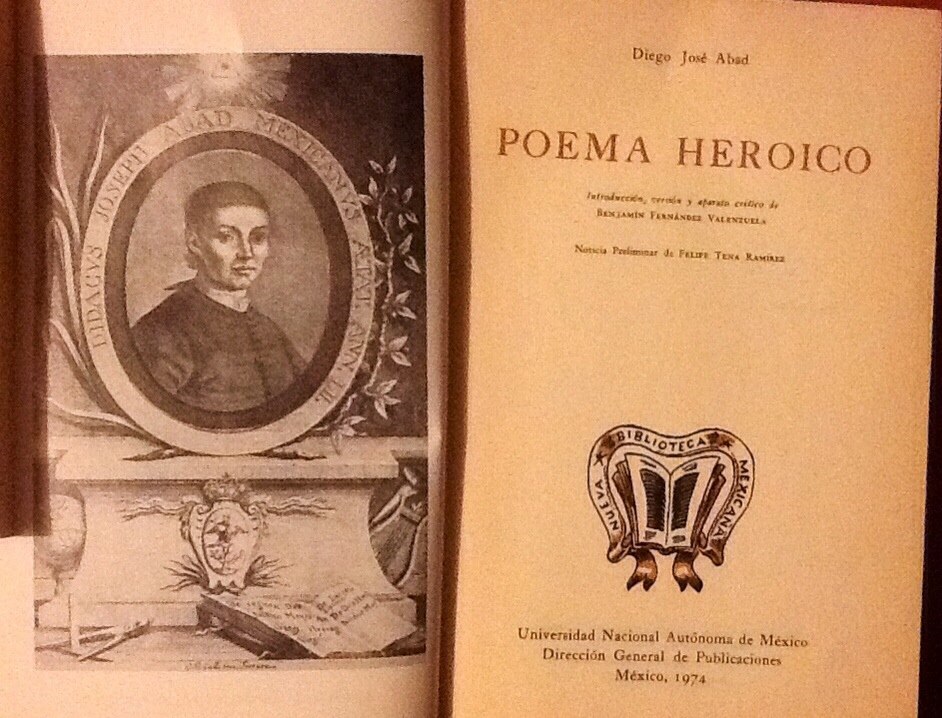  Diego José Abad, primer poeta michoacano