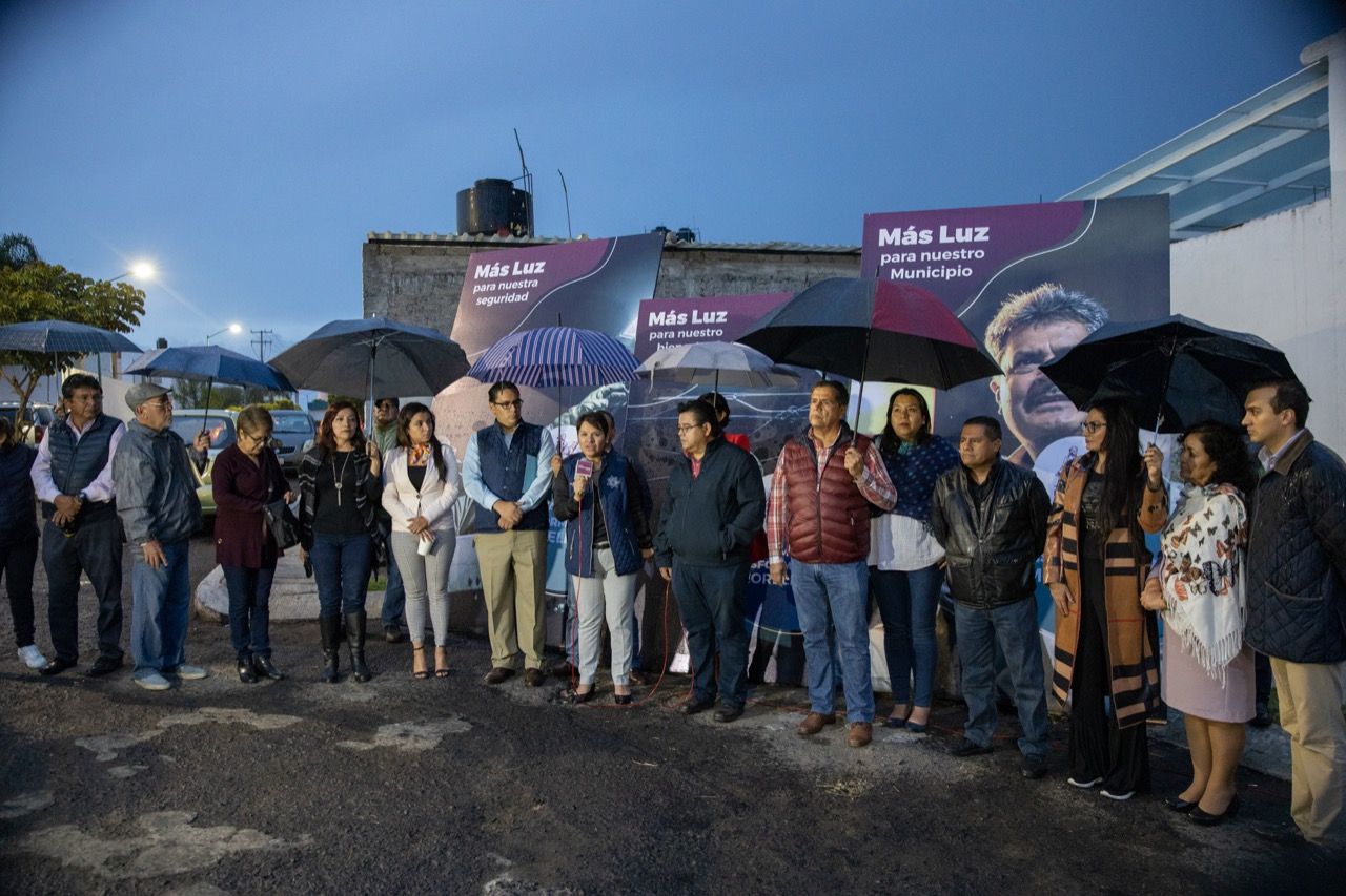 Mantiene paso firme la aplicación del programa ”Juntos Iluminando Morelia”