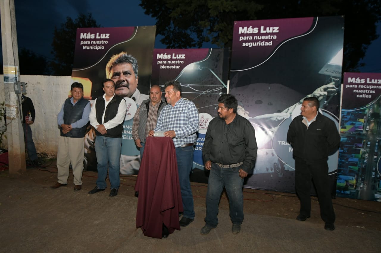  Contrasta avance de “Juntos Iluminando Morelia” accionar del Gobierno con otras administraciones