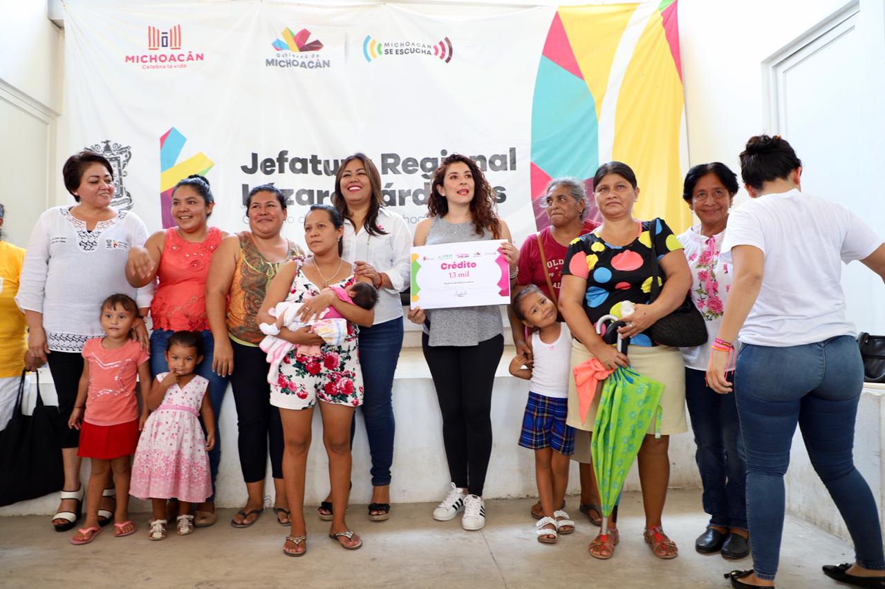  Palabra de Mujer logra dispersión crediticia de 87 mdp en Lázaro Cárdenas