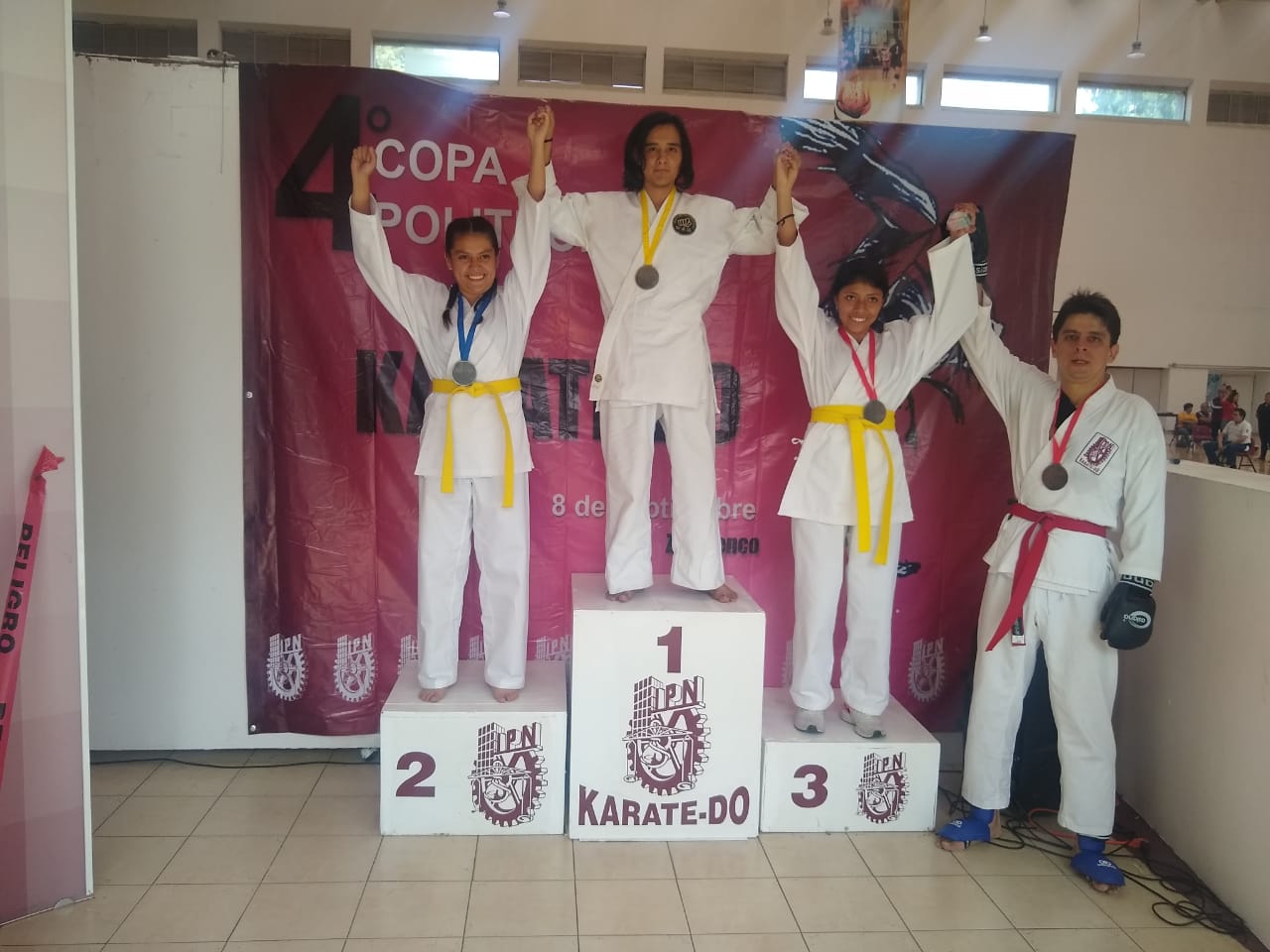  Estudiante de la UTM, campeón de la 4ta Copa de Karate IPN