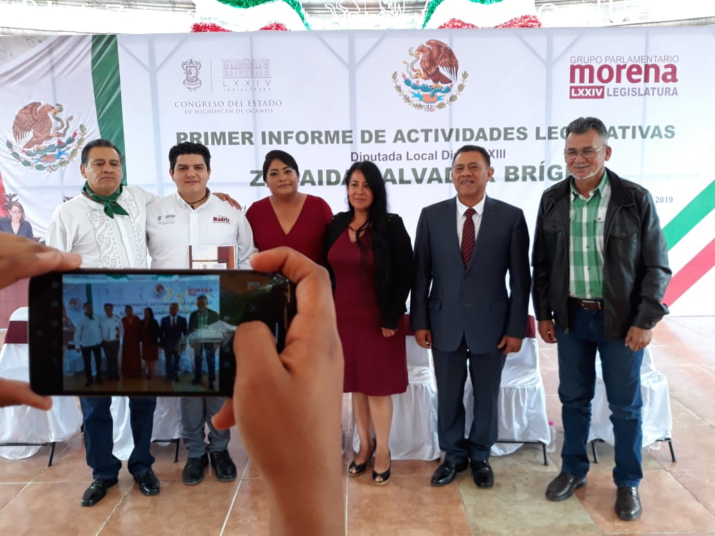  Grupo Parlamentario de Morena, el contrapeso legislativo que demanda Michoacán: Zenaida Salvador