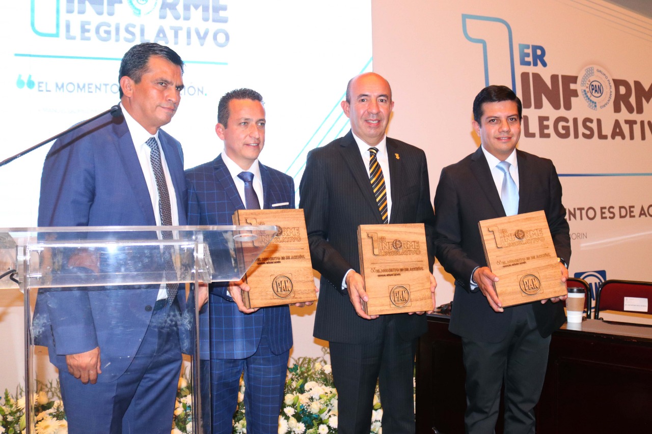  Legisladores de Acción Nacional trabajan con calidad por Michoacán: Oscar Escobar