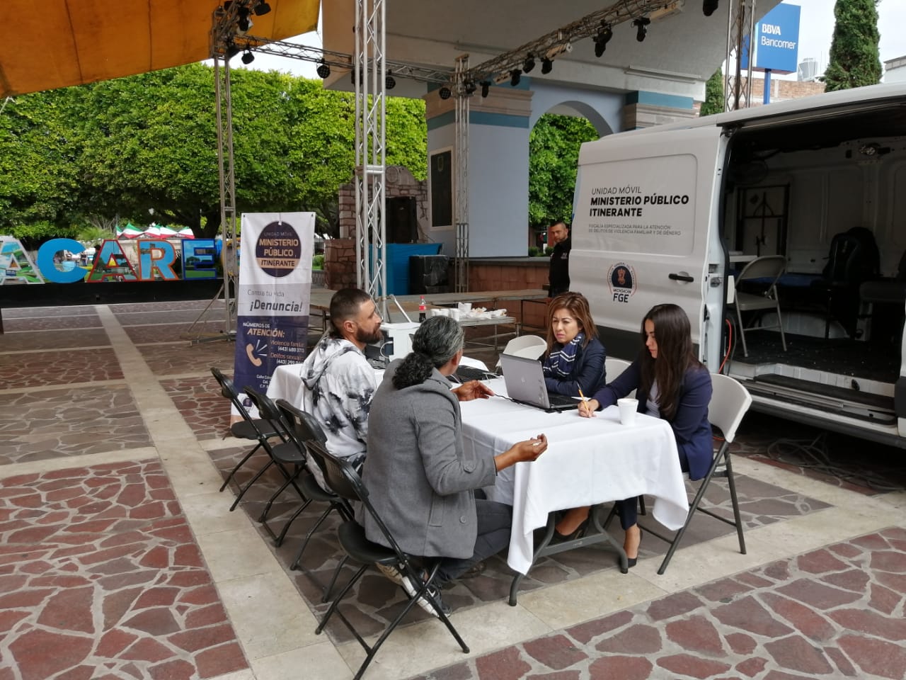 En Huandacareo, realiza FGE jornada de atención con MP Itinerante