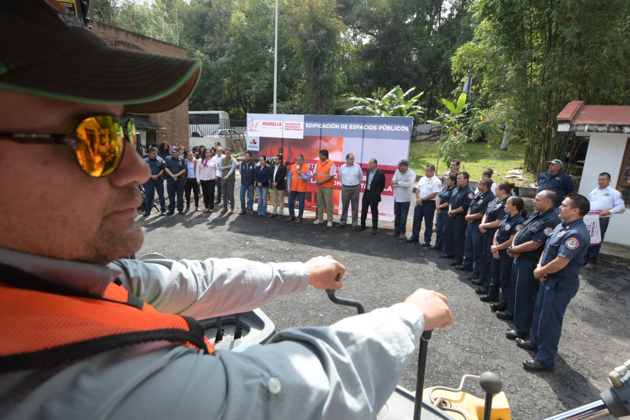  Pone en marcha Raúl Morón edificación de Estación de Bomberos Sur