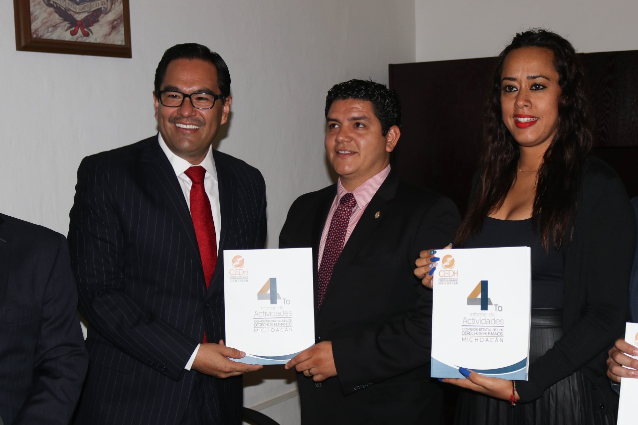  El Poder Legislativo recibió el informe de actividades de la CEDH