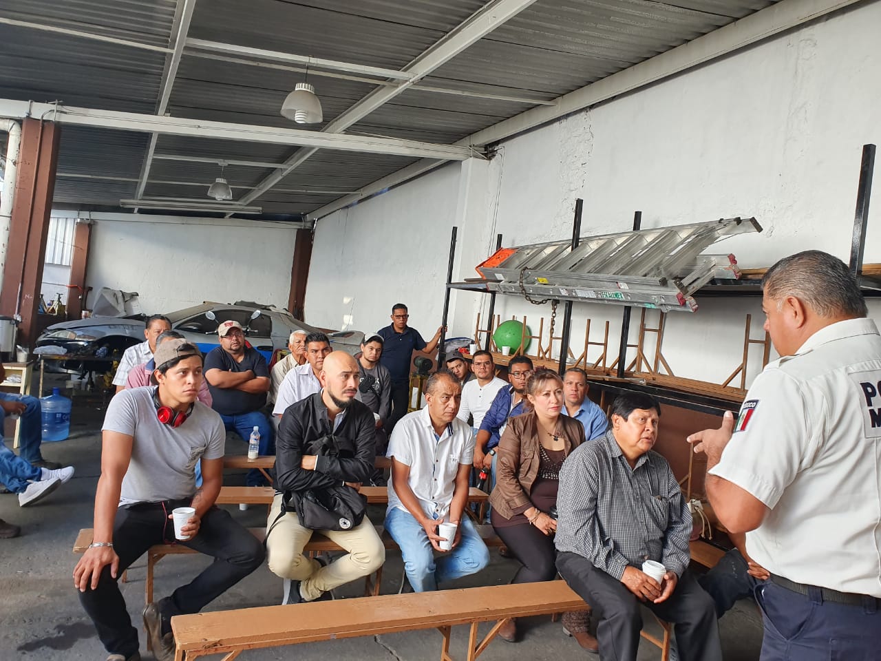  Comisión de Seguridad Morelia instruye a transportistas en materia de educación vial