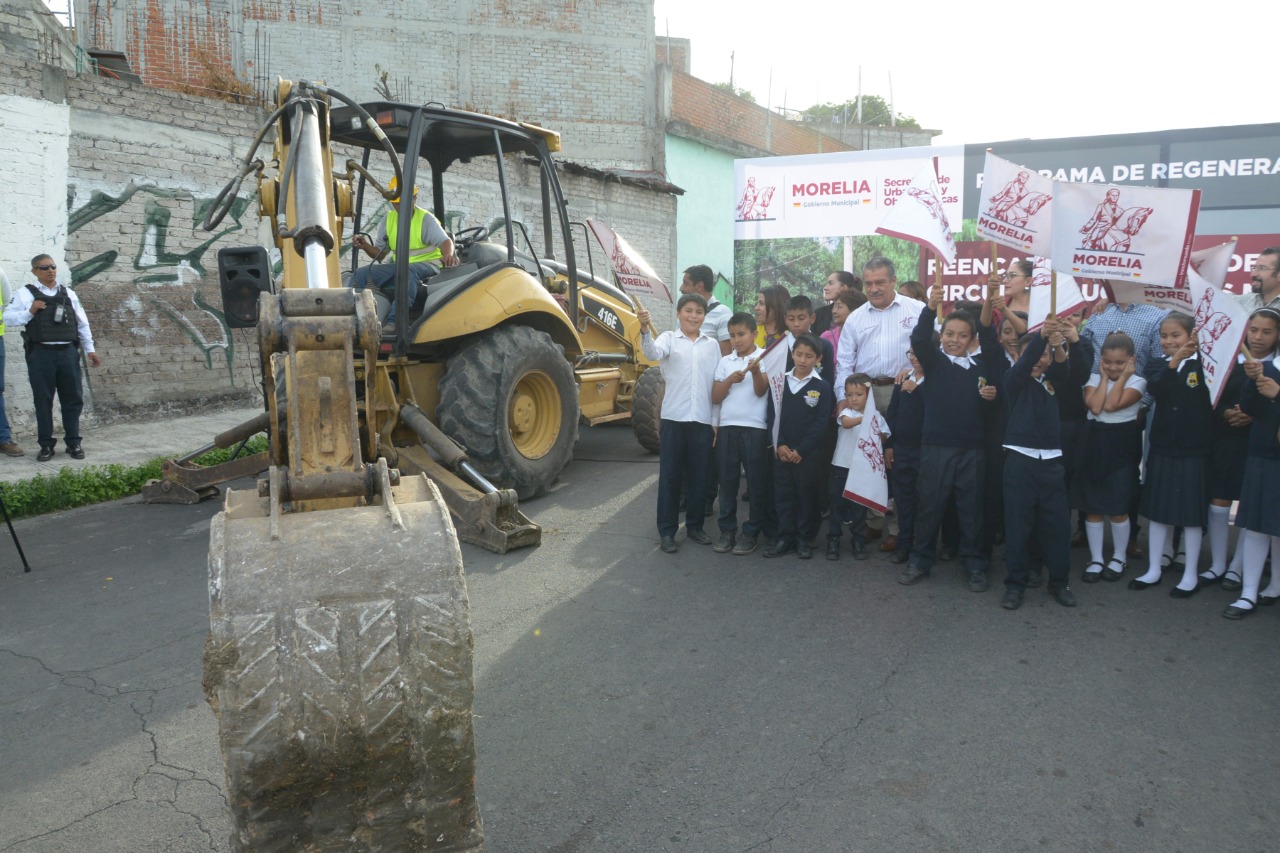  Arranca Gobierno de Morelia reencarpetamiento de la calle Circuito Educadores Mexicanos