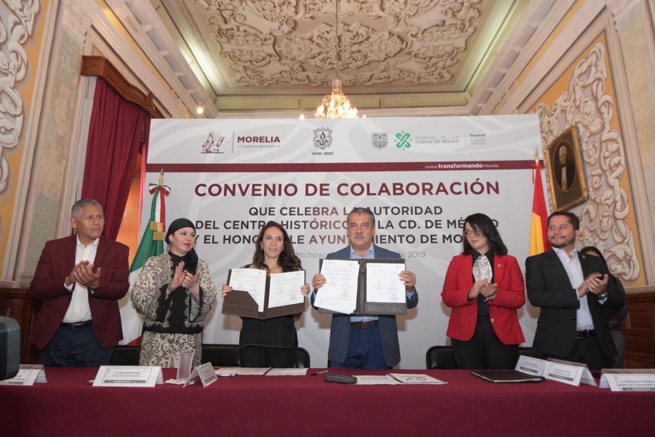  Unirán esfuerzos Morelia y Ciudad de México por preservación de centros históricos
