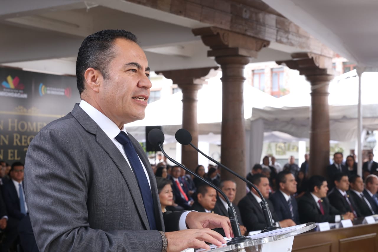  Con valor y determinación, Michoacán fortalece a las instituciones: Carlos Herrera