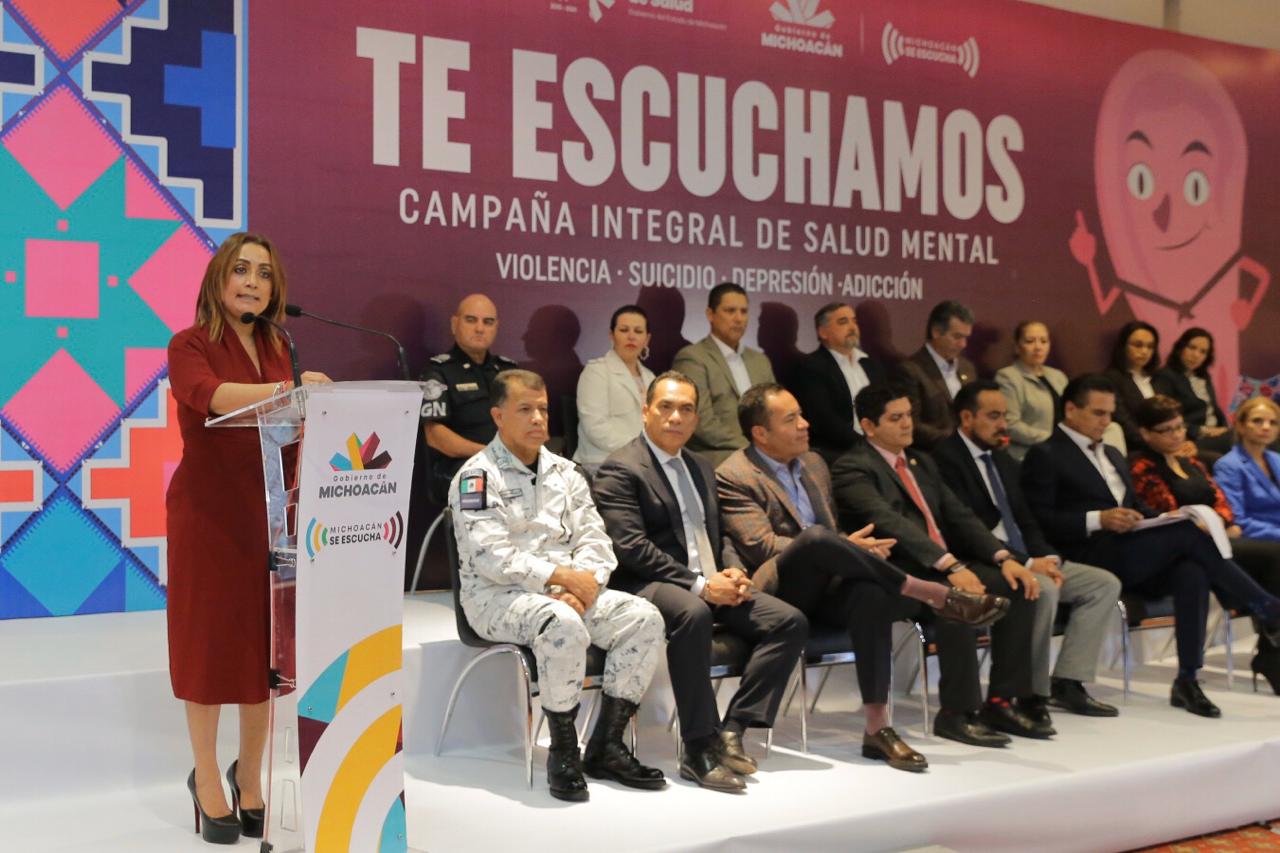  Lanza Gobernador “Te escuchamos”, campaña Integral de Salud Mental