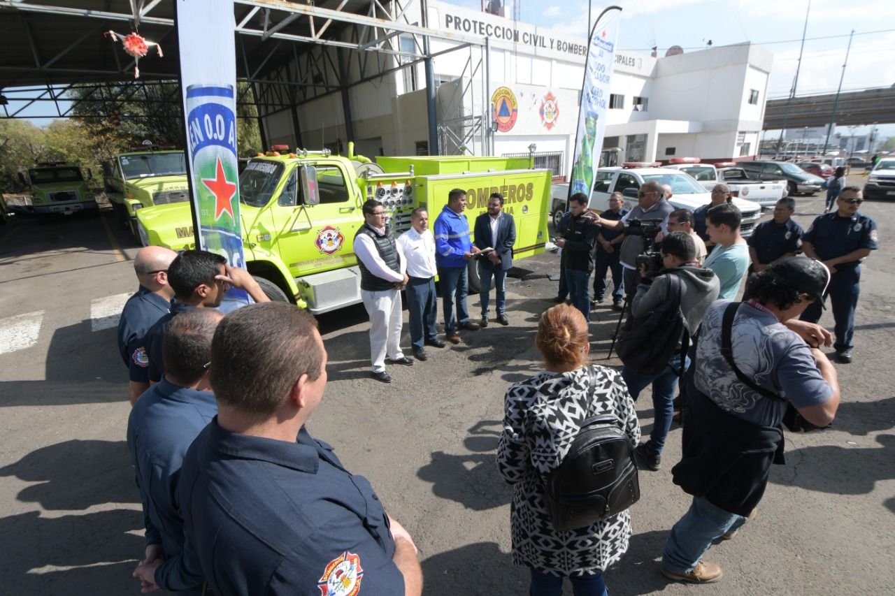  Protección Civil y Bomberos de  Morelia se fortalecerá con donación de camión