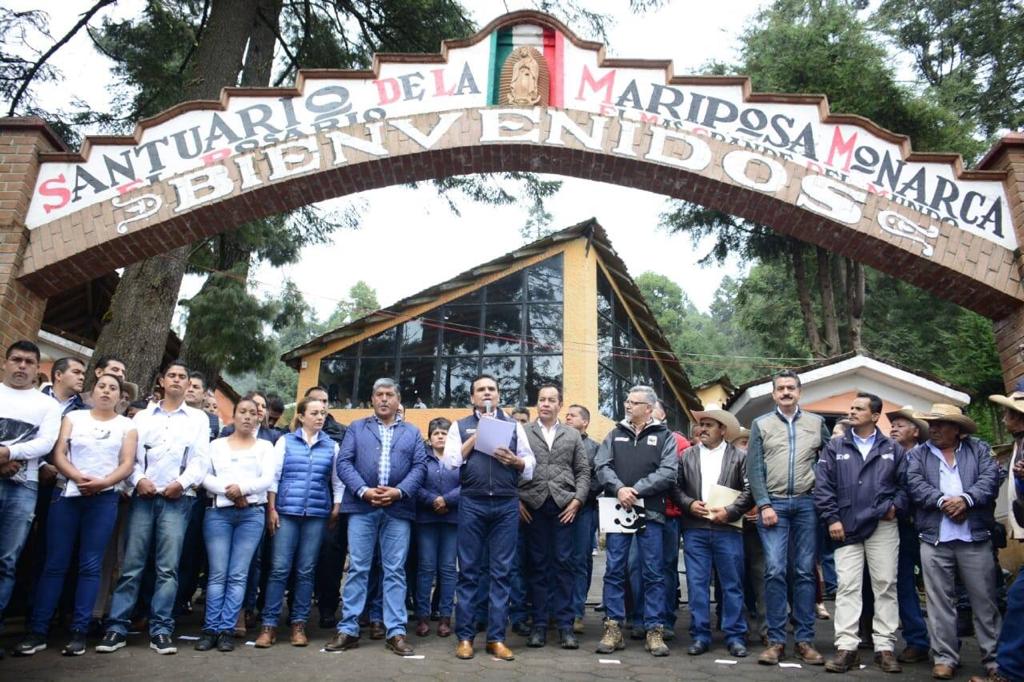  Michoacán restaura Reserva de la Biósfera de la Mariposa Monarca: Semaccdet