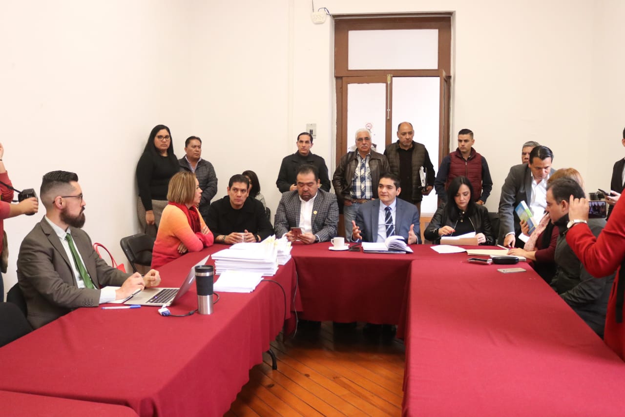 En sesión permanente, trabajan Comisiones Unidas el Paquete Fiscal 2020