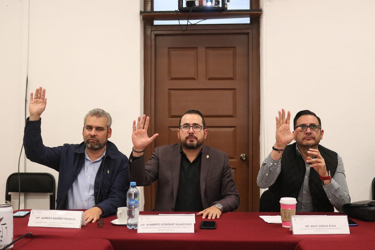 Aprueba Comisión de Justicia dictamen para reformar Ley del Sistema Estatal de Seguridad Pública