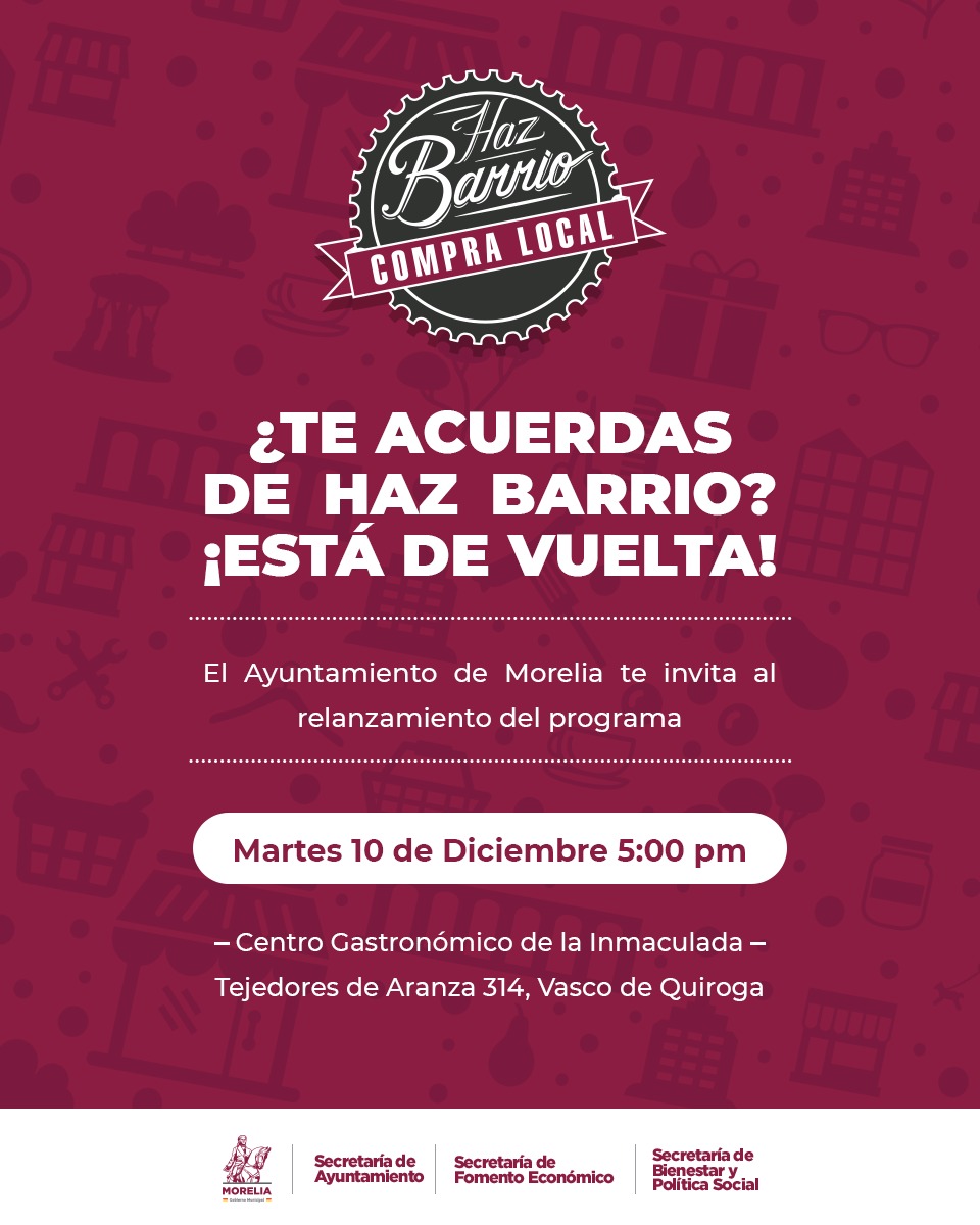  Regresa Haz Barrio, cuenta con APP digital y mayor promoción