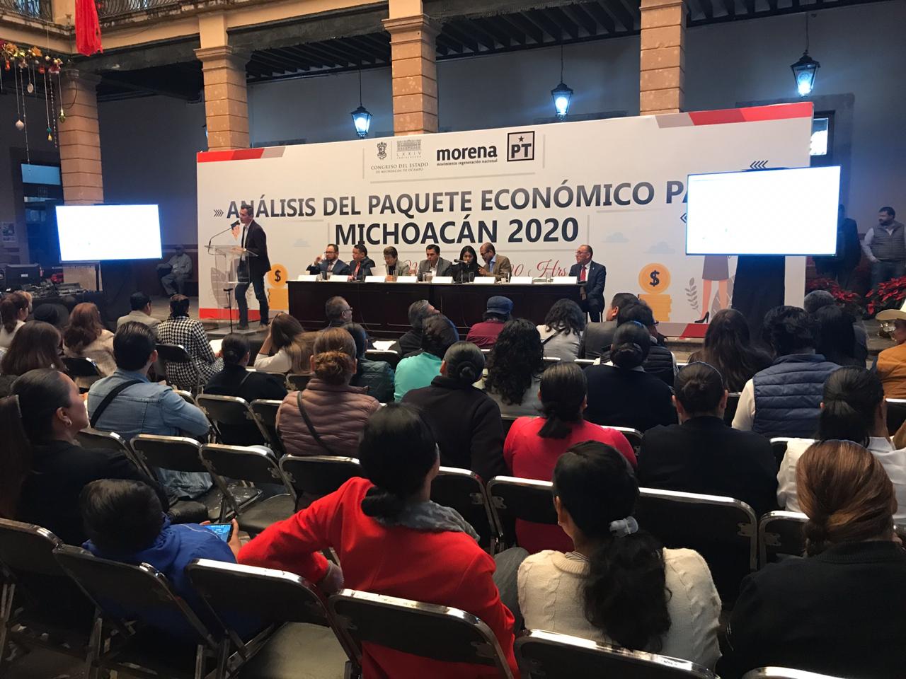  GPPT realiza foro para analizar el Paquete Económico para Michoacán 2020
