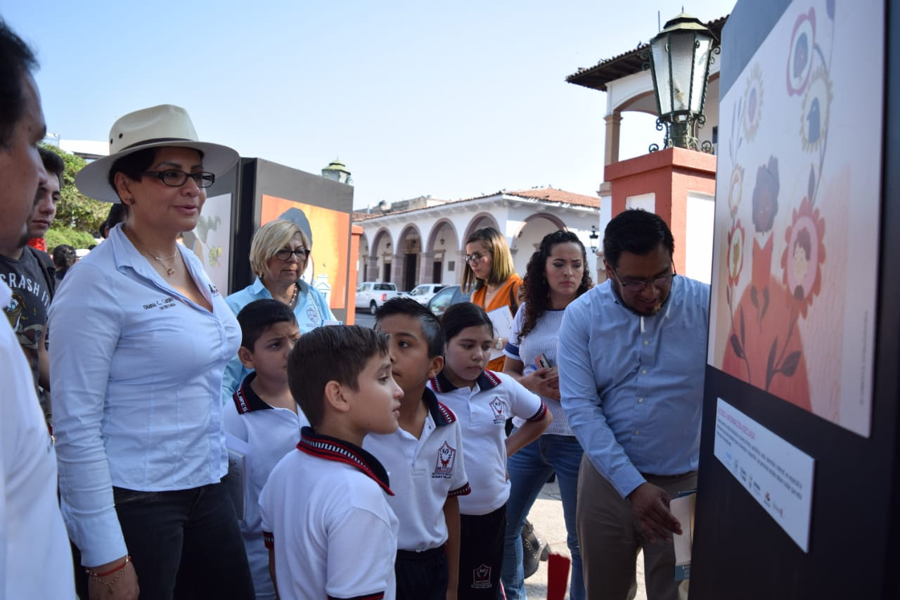  Los derechos de las niñas y los niños, en exhibición fotográfica de Apatzingán, por Campaña Integral de Salud Mental