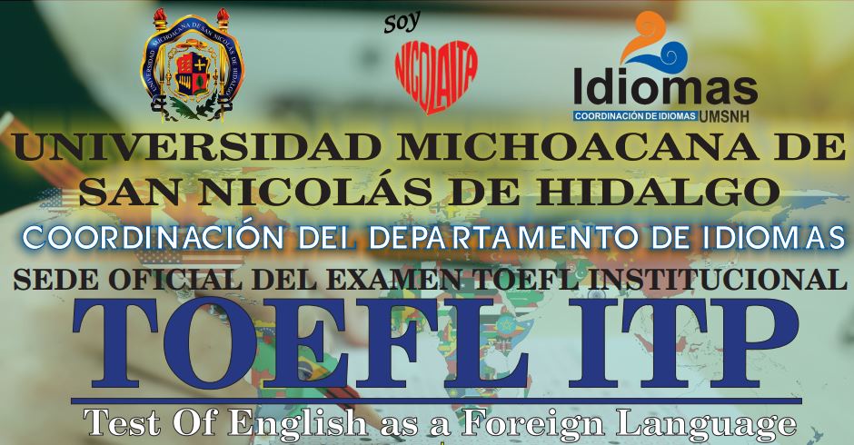 Departamento de Idiomas de la UMSNH aplicará examen TOEFL