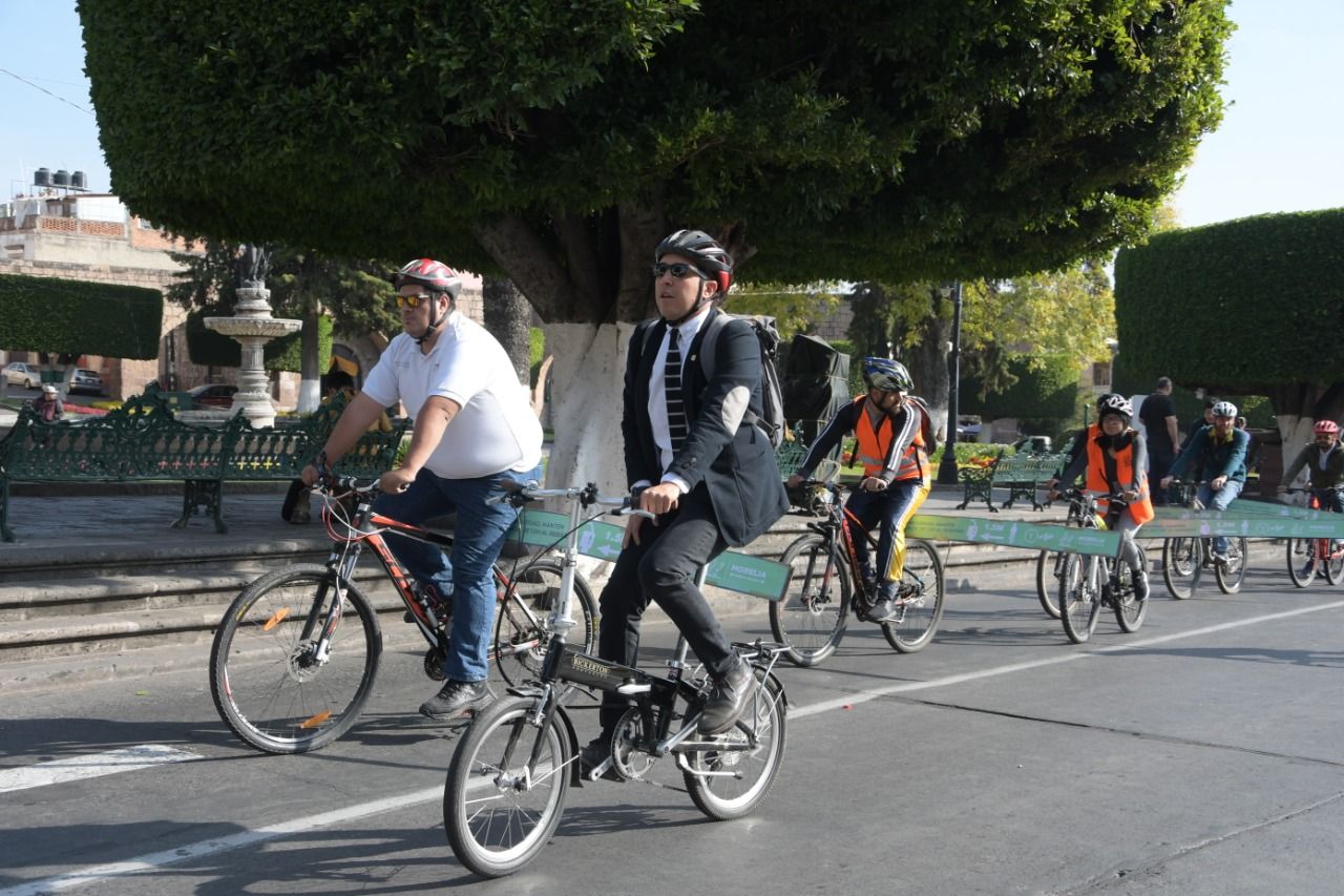  Gobierno Morelia reforzará  la movilidad ciclista, segura y viable