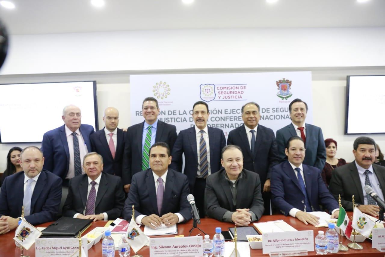  Logran Gobernadores y Gobierno Federal acuerdos de seguridad para 2020