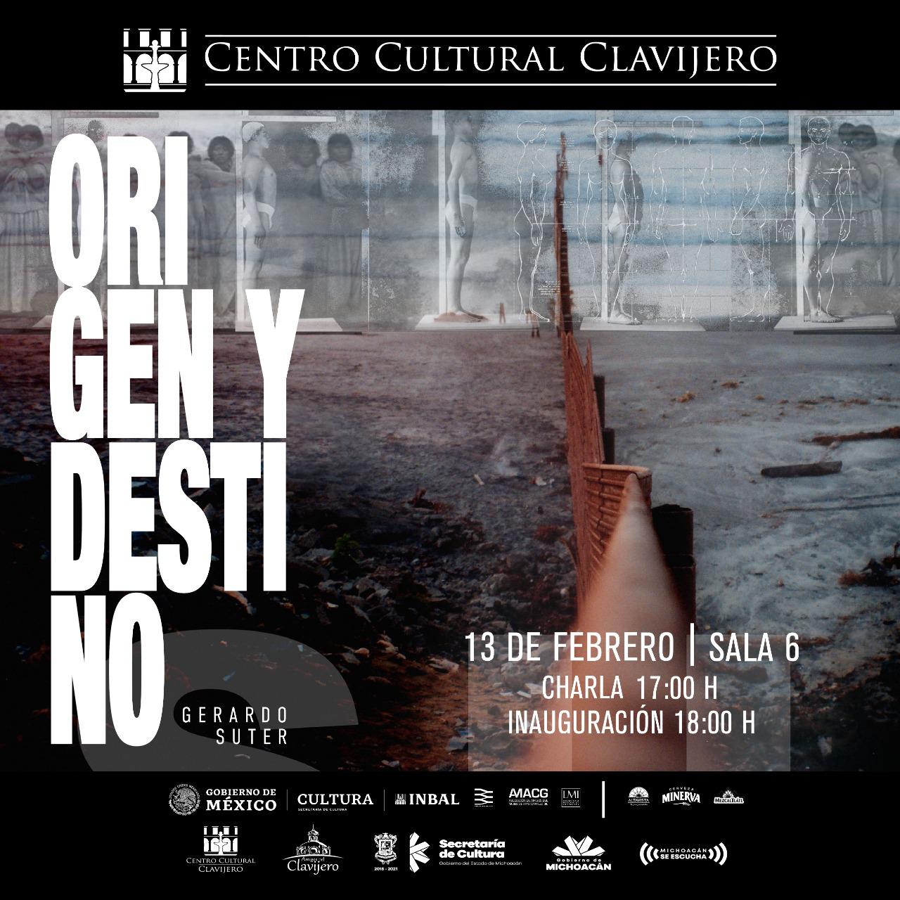 “Origen y Destino”, de Gerardo Suter, en el Clavijero