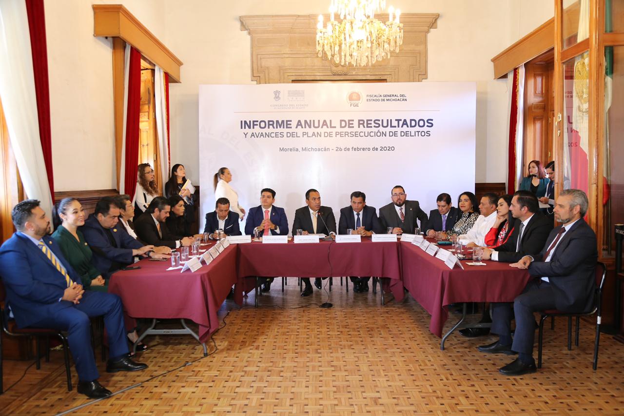  Con acciones firmes y contundentes, refrenda Fiscal General compromiso en la investigación y persecución de delitos