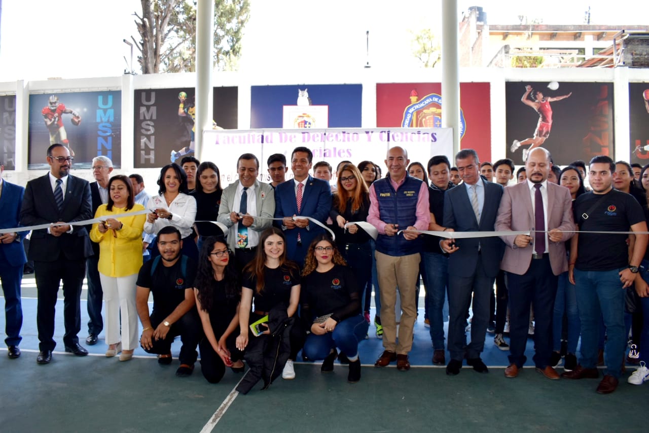  Estrena techumbre, Facultad de Leyes y Ciencias Sociales de la UMSNH: IIFEEM