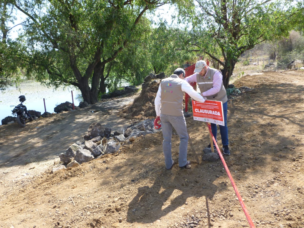  Coloca ProAm sellos de clausura en obra de La Mintzita