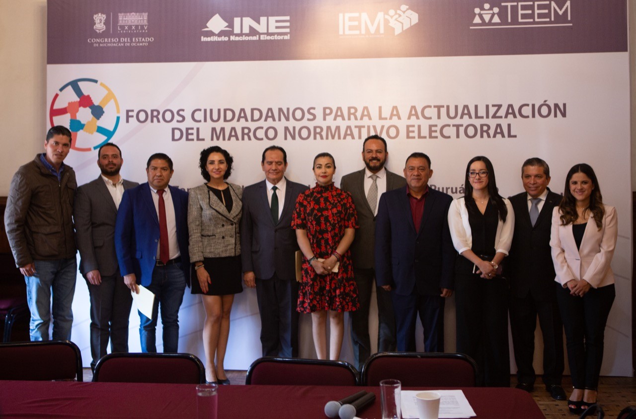  Actualizan con foros ciudadanos el Marco Electoral de Michoacán