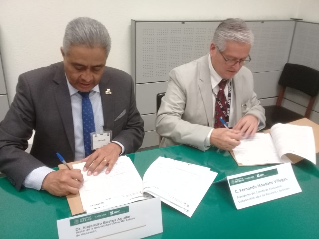  Firman convenio UNIVIM y SAT para prestación del servicio social