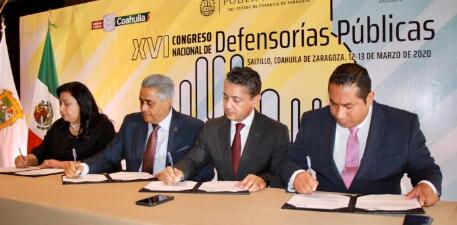  Firman acuerdo UNIVIM y Poder Judicial de Coahuila