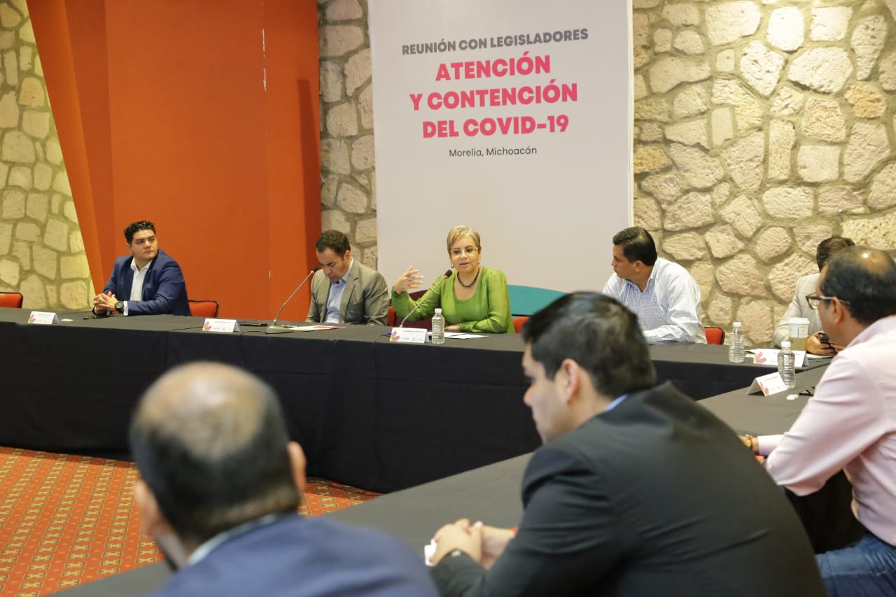  Acuerdan Gobierno del Estado y legisladores multiplicar acciones de contención al COVID-19