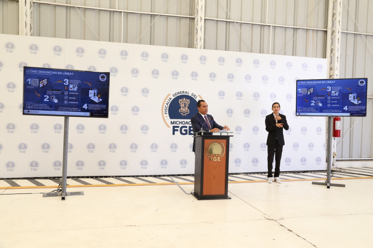  Presenta Fiscal General estrategia de Denuncia en Línea