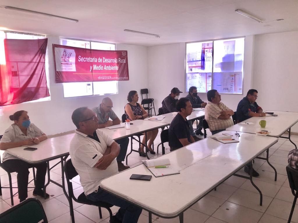  Instala SEDRUMA mesa de trabajo con la Junta de Sanidad Vegetal