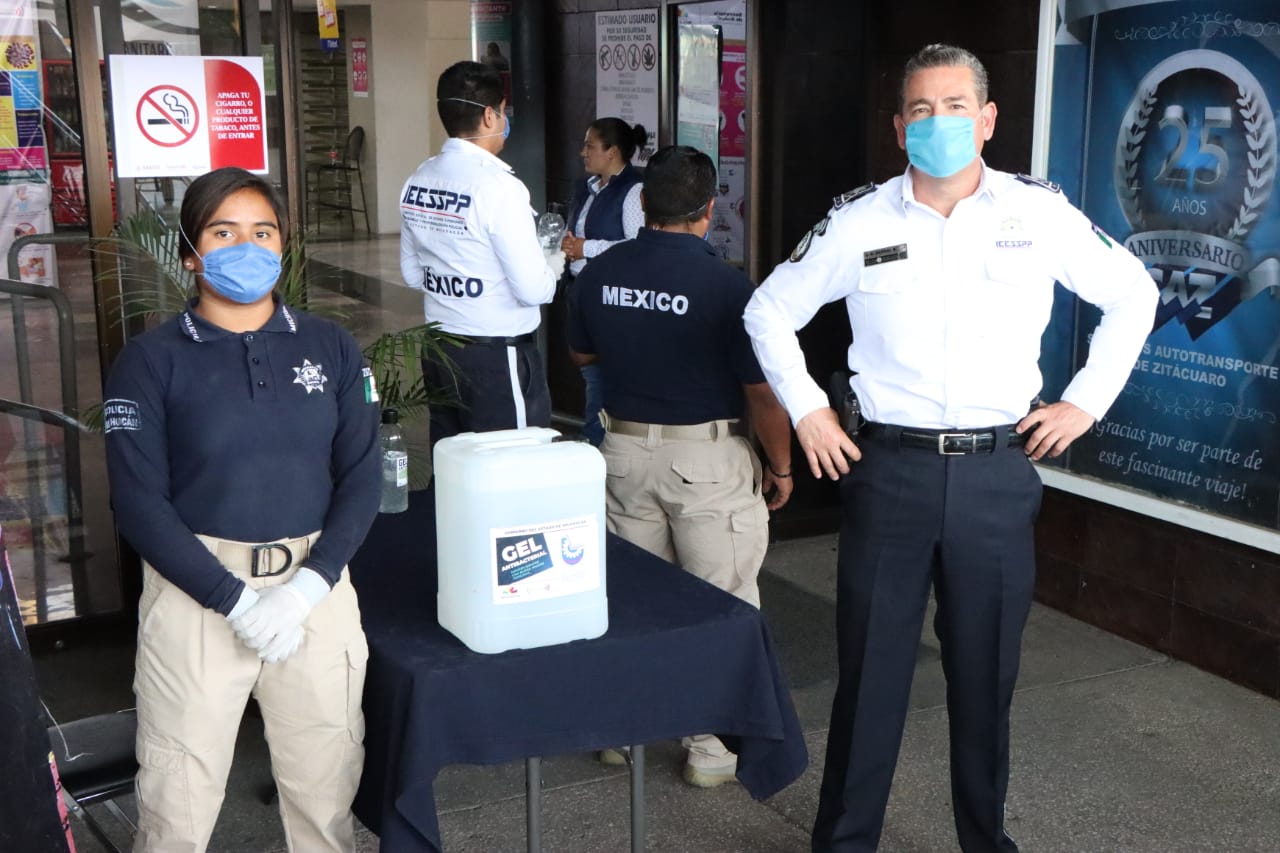  Refuerza IEESSPP monitoreo preventivo en filtros sanitarios