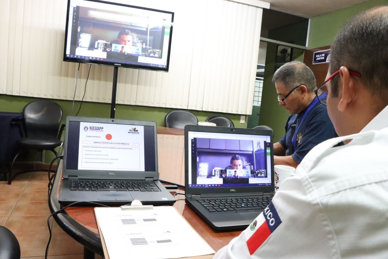  Inicia IEESSPP curso virtual sobre códigos de alerta en la función policial