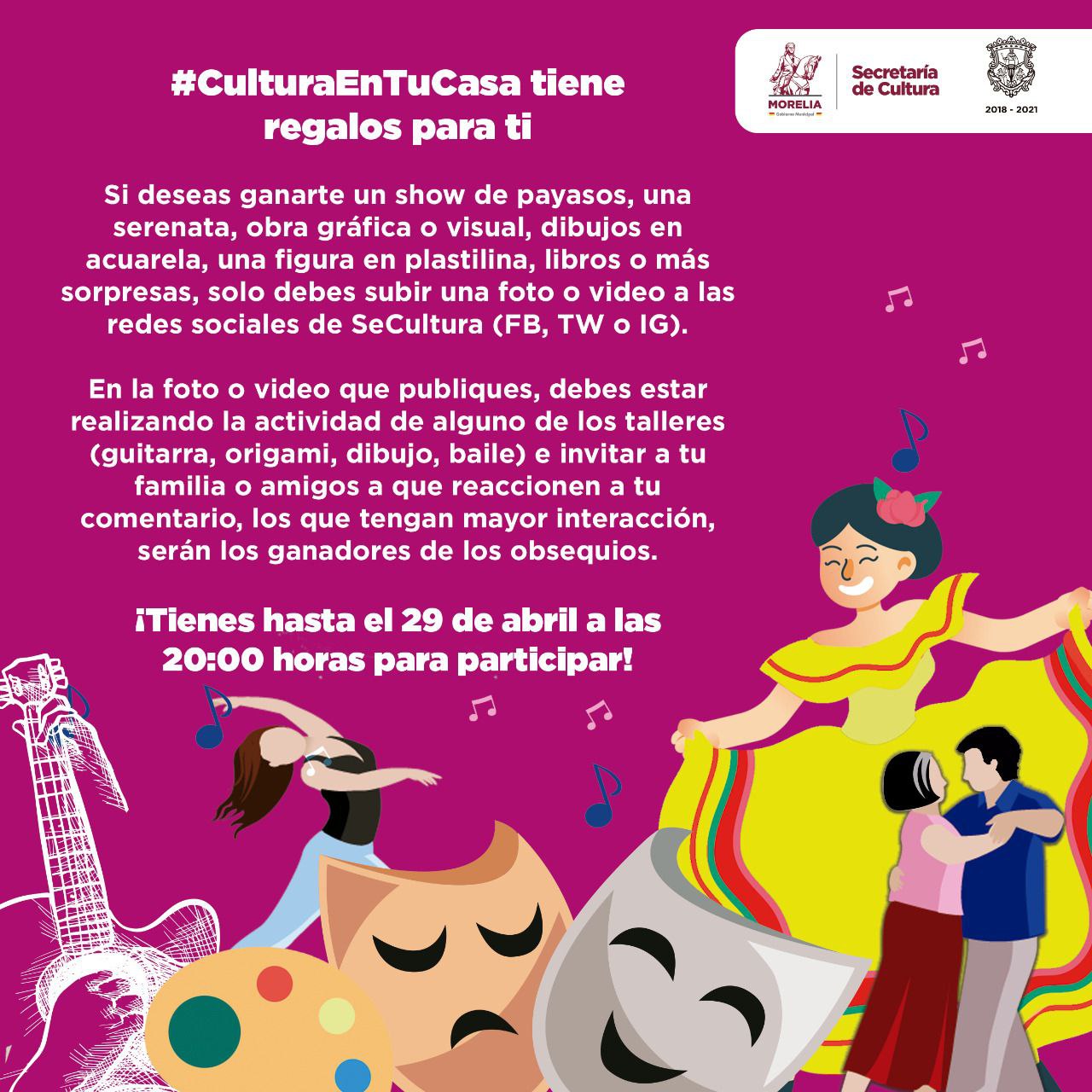  Participa y gana con #CulturaEnTuCasa