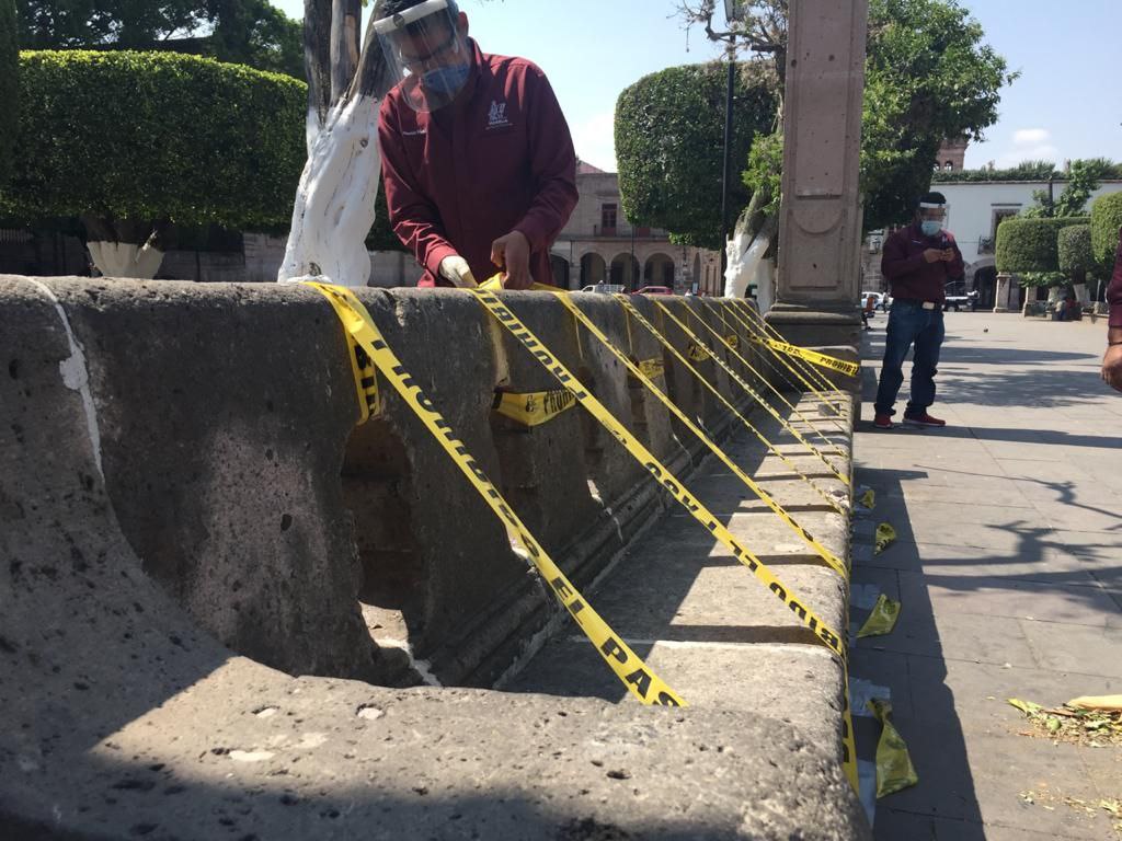  Gobierno de Morelia implementa operativo preventivo en plazas públicas