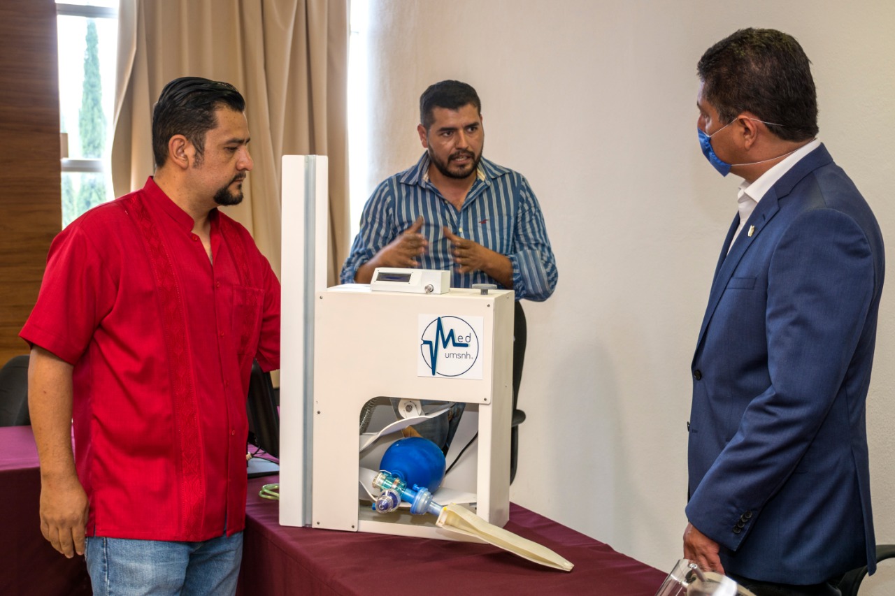  UMSNH DISEÑA PROTOTIPO DE RESPIRADOR ARTIFICIAL PARA ENFRENTAR EL COVID-19