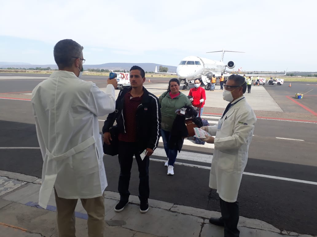  Mantiene SSM filtros sanitarios en aeropuertos