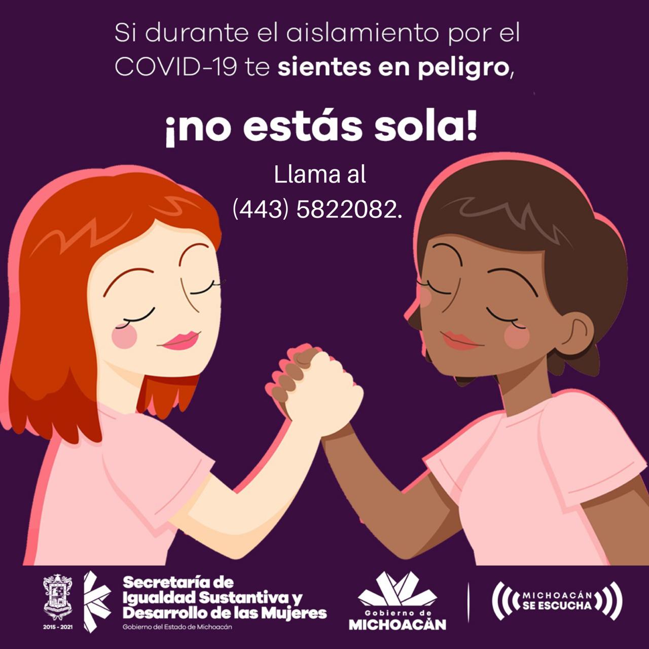 Garantiza Gobierno del Estado apoyo a mujeres víctimas de violencia