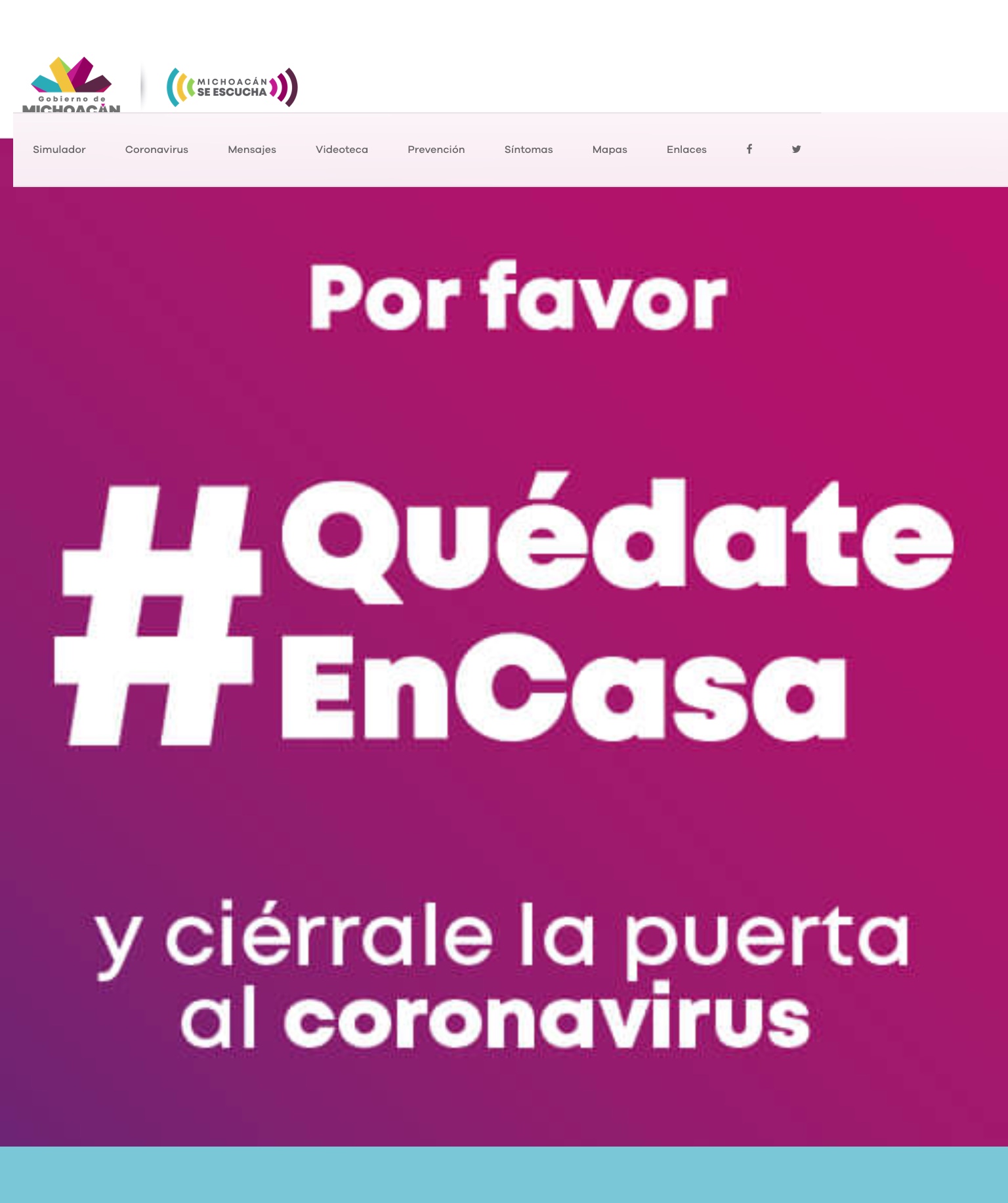 Informa micrositio de Gobierno del Estado a casi medio millón de usuarios de COVID-19