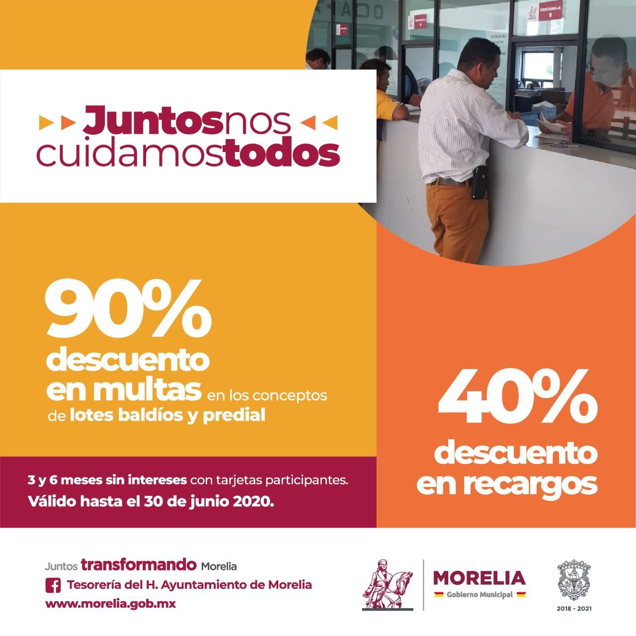  Inicia Tesorería Municipal campaña “Juntos nos cuidamos todos”
