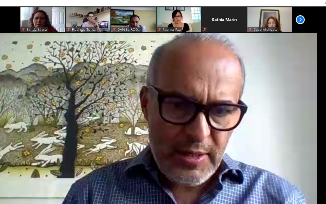  Analizan autoridades michoacanas opciones para realizar “Foro Migración y Cambio Climático” de manera virtual